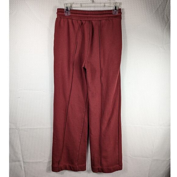 Twenty Montreal 36x34 Burgundy Knit Pants Canada Cotton Minimalist Lounge - Picture 2 of 4